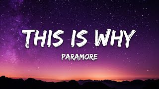 Paramore - This Is Why Lyrics