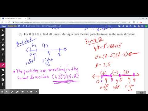 2017 AP Calculus AB FRQ #5 - YouTube