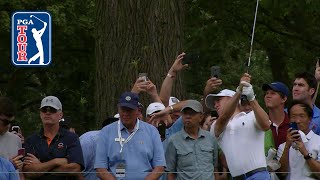 Justin Thomas sticks approach from rough at BMW Championship 2019