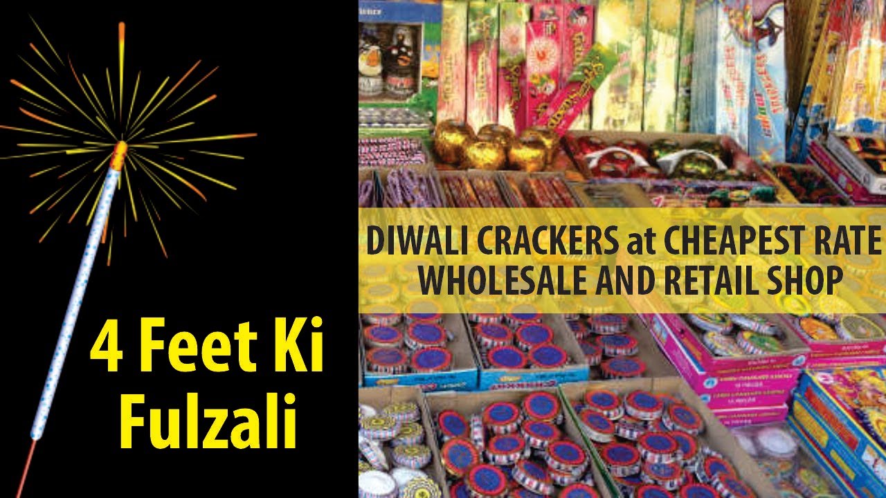 DIWALI CRACKERS AT CHEAPEST RATE || WHOLESALE SHOP IN MUMBAI MALAD WEST ...