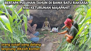 VIRAL...!! Orang Bertapa Keturunan Majapahit Masih Hidup, Begini Kondisinya dalam goa