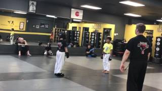 Sparing match - New Tampa Karate