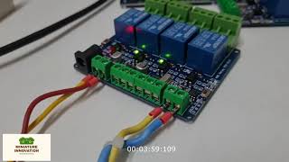 Modbus RTU 4CH relay module RS485/TTL UART 4CH IN 4CH OUT  MODULE RELAY MODBUS: miniature innovation