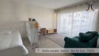 Studio meublé avec balcon - Bel air Sud - 75012