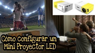 CÓMO UTILIZAR UN MINI PROYECTOR LED 1080p (YG-300)