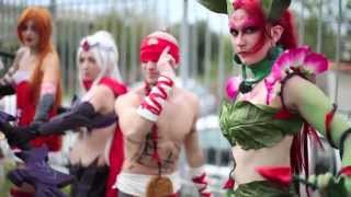 C.L.I.C. at Romics April 2014 League of Legends Cosplayers