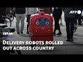 Japan rolls out delivery robots | AFP