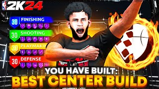 *NEW* COMP CENTER BUILD! BEST POPPER BUILD IN NBA 2K24! 🔥