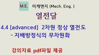 [열전달] 4.4 [advanced]  2차원 정상 열전도 – 지배방정식의 무차원화 - 강의자료 PDF파일 제공_강의