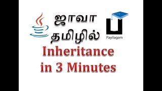 Java in Tamil - Inheritance - Payilagam - Java Training in Chennai