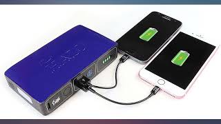 HALO Bolt Compact Portable Car Jump Starter - Car Battery Jump Starter with 2 USB review