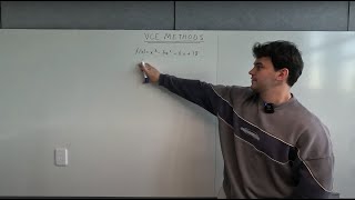 How do I factorise cubic polynomials in VCE Methods?