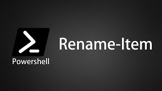 【Powershell】Rename-Item