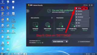 AVG Antivirus Firewall On \u0026 OFF