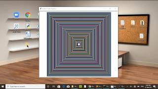 Python Turtle Graphics - Recursive squares