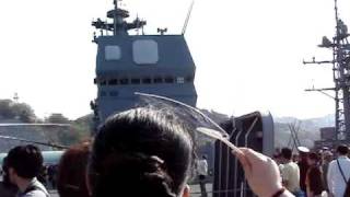 [20090411]海上自衛隊護衛艦ひゅうがx06「ひゅうが手旗信号と発光信号」