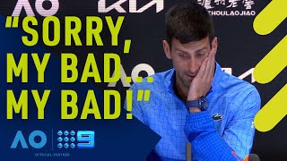 Novak Djokovic forgets who his opponent is! | Wide World of Sports