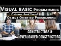 Object Oriented Programming VB .net - Constructor and Overloaded Constructor