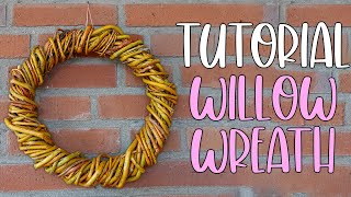 How To Make a Door Wreath | Willow Wreath Tutorial | Wreath Base