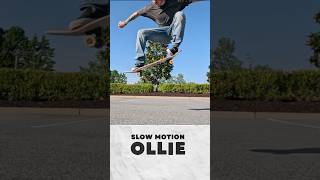 The Ollie Skateboard trick Slow Motion #ollie #skateboarding #howtoskateboard #skateboardingtricks