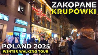 Is Krupówki Street Really the (Crowded) HEART of Winter Zakopane Poland 2025?