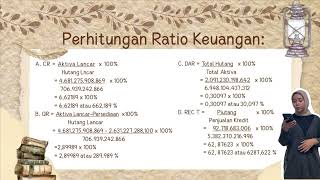 TUGAS MANAJEMEN KAUANGAN TENTANG LAPORAN KEUANGAN & RATIO KEUANGAN