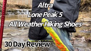 Altra Lone Peak 5 All Weather Hiking Shoes   30 Day Review