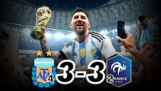 🐐 MESSI WORLD CUP CHAMPION | ARGENTINA 3 (4) FRANCE 3 (2) 🏆