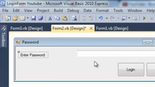 Visual Basic Tutorial 5 - How to Make a Login System with Password Hint