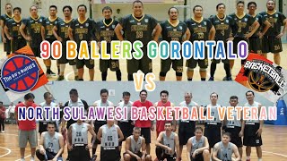 Friendly Game : The 90 Ballers Gorontalo Basketball Vs North Sulawesi Veteran Basketball