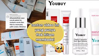 review krim Youbuy penghilang flek hitam sudah Bpom