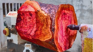 Wood turning//royal wood.a beautiful wood,