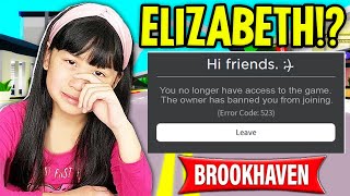 OMG! 😲 EXPLORER ELIZABETH Joins my Game and THIS HAPPENED... (Roblox Brookhaven RP)