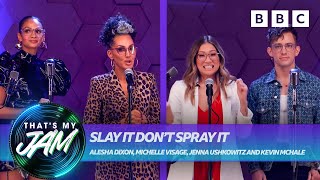 Slay It Don’t Spray It with Alesha Dixon, Michelle Visage, Kevin McHale and Jenn