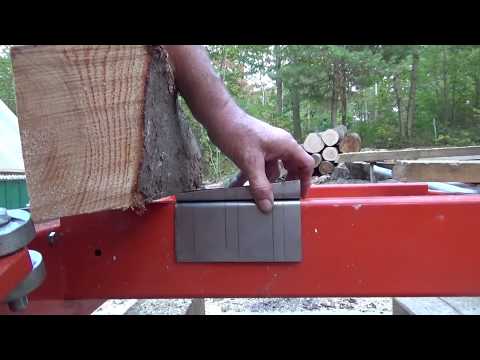 Making a jig for Bevel lap siding for the Woodmizer LT15 Making a jig for Bevel lap siding for the Woodmizer LT15