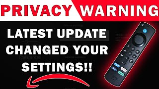 🔥 FIRESTICK PRIVACY SETTINGS TO TURN OFF (AGAIN!) | NEW - AUGUST 2023 🔥