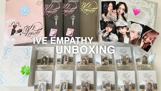 【IVE 開封動画】 可愛いが止まらない🥹💗 IVE EMPATHY 開封🪽 4形態 Loved Ive・PLVE ・MD ver unboxing / asmr / 아이브 / 다이브