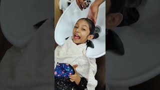 Fun during haircut 🪁 Meghna Sumesh