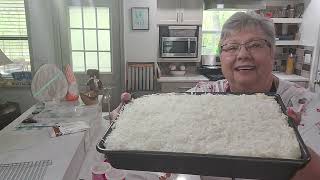 Coconut Cake from Homemade Cake Mix