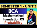 What is Probability | Mathematical Foundation for Computer Science | BCA Semester - 1 | GGSIPU