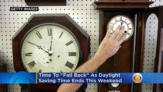 Time To "Fall Back" As Daylight Saving Time Ends This Weekend