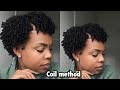 Wash and go, “coil method” for | Dry Natural Hair |  Beginner friendly |