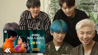 bts reaction to Ishq Wala Love song l bts reaction to bollywood song l