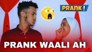 Prank   ||  Muna faysal  oo Xanaaq dartiis  la  carartay ||