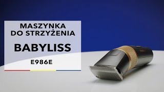 Maszynka do strzyżenia włosów Babyliss E986E - dane techniczne - RTV EURO AGD