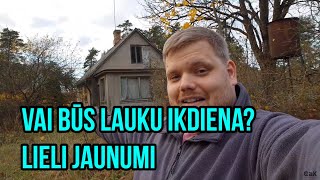 Jaunumi par māju! Vai būs lauku ikdiena?