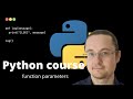 How YOU can use #parameters to create flexible #functions in #python #pythonprogramming #tutorial