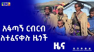 አፋጣኝ ርብርብ በሽብር ቡድኑ ለተፈናቀሉ ዜጎች እና ለወደሙ መሠረተ ልማቶችetv