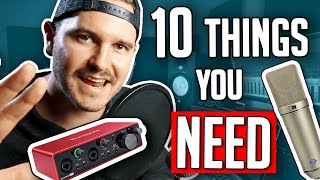 10 Things You Need In A Home Studio