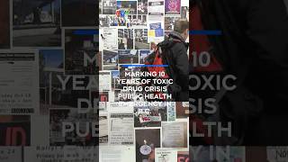 "A Powerful memorial of collective grief" - art installation remembers victims of toxic drug crisis